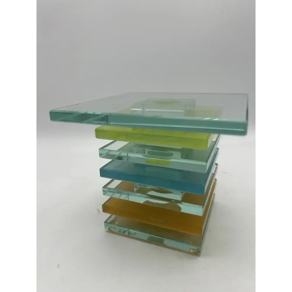 PartyLite Multicolor PRISM CANDLE HOLDER P 9271, 4
